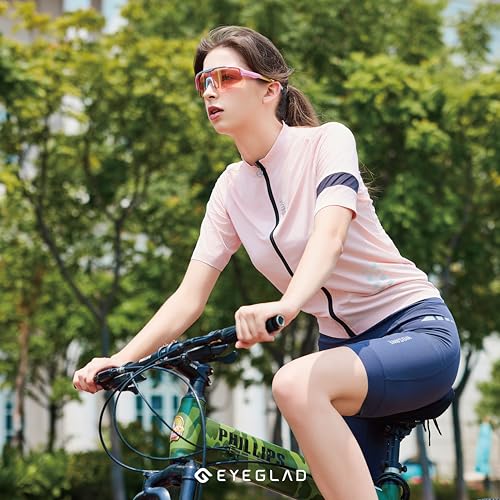 EYEGLAD MOTIONVIEW Sports Sunglasses Outdoor HD High Contrast UV400 Running Baseball Softball Sports Eco-friendly