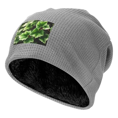 Ivy Blossoms Tree Print Lightweight Waffle Pullover Hat Men Women Winter Headwear Outdoor Camping Travel