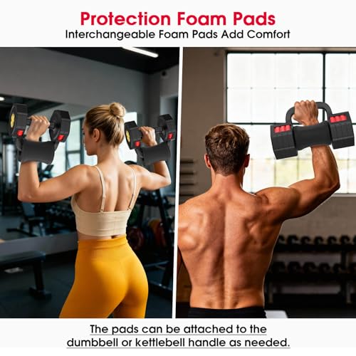 Nimsqury 41LBS Adjustable Dumbbell Set, Each 5/10.3/15.4/20.5lb Adjustable Dumbbells for Men Women, 4 Level Weights Set wi...