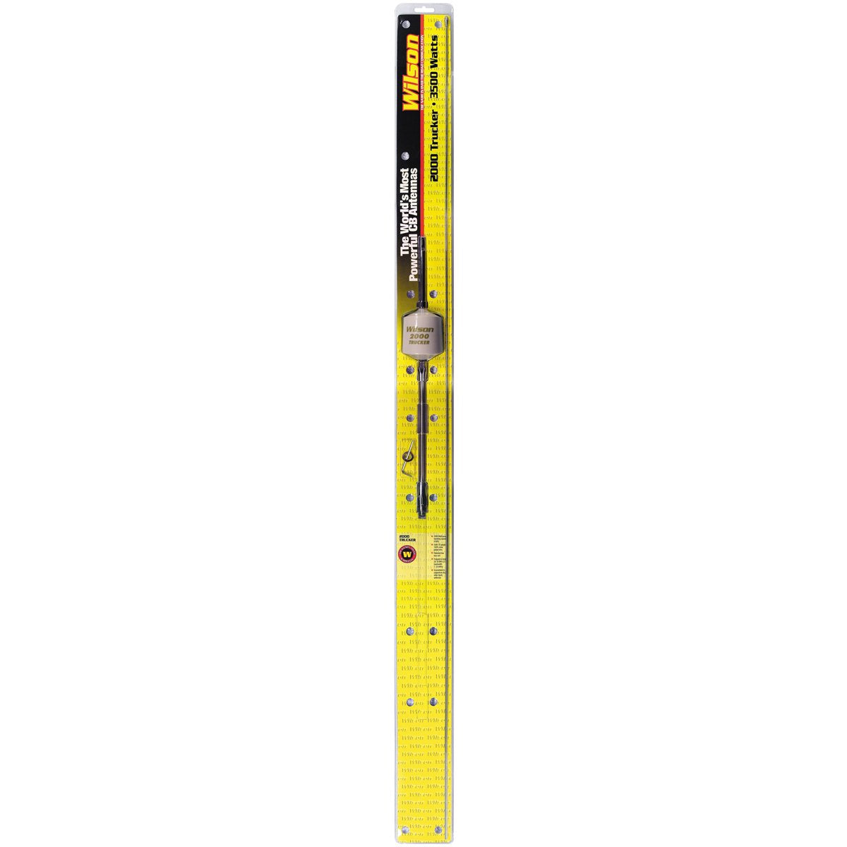 Wilson 305-497 T2000 Series Black Mobile Cb Trucker Antenna With 10-Inch Shaft 49-Inch Steel Whip 3500 Watts Am|Fm Ready Cb Radi