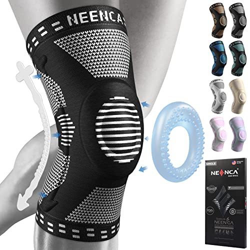 NEENCA Professional Knee Brace for Pain Relief, Medical Knee Support with Patella Pad & Side Stabilizers, Compression Knee...