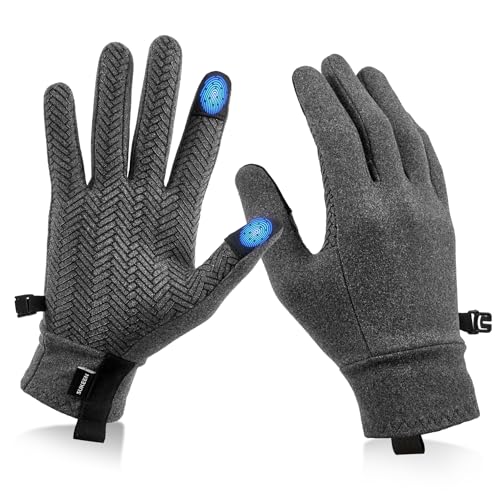 Sukeen Lightweight Running Gloves for Women Touchscreen Anti-Slip Liner Gloves Winter Warm Gloves for Cycling, Driving, So...