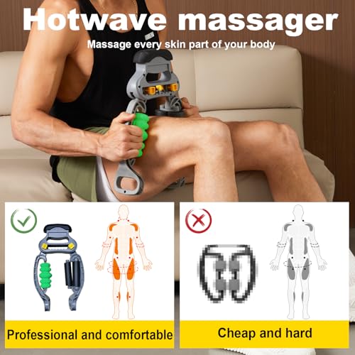 HOTWAVE Arm Massager for Pain Relief & Recovery, Adjustable Foam Roller, Trigger Point Muscle Roller for Calves&Forearm, W...