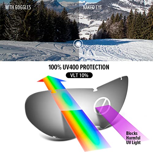 OutdoorMaster Kids Ski Goggles, Snowboard Goggles - Youth Snow Goggles