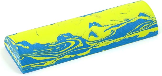 Healthy You Low Density Soft/Medium Foam Physical Therapy Roller (18" Half Round)