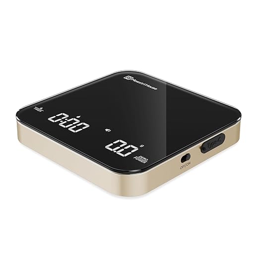 Maestri House Mini Coffee Scale with Timer, USB-C Rechargeable Espresso Scale, 2kg/0.1g Accurate Scale for Espresso and Po...