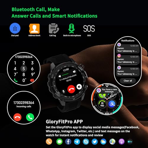 Fitness Tracker Watch with Heart Rate Monitor Activity Tracker with Pedometer Smart Watch Sleep Monitor with Step Counter ...