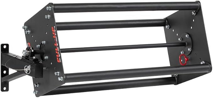 Titan Fitness T-3 and X-3 Series Revolving Pull-Up System, (4) 2" Fat Pull-Up Bars, Lockable Bars, Power Rack Mounted for ...