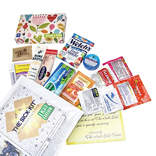 THE SICK-KIT - 15+ Feel Better Essentials for Cold, Flu, Sick Days, Quarantine & Surgery Recovery - The Original Wellness ...
