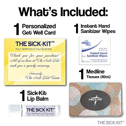 THE SICK-KIT - 15+ Feel Better Essentials for Cold, Flu, Sick Days, Quarantine & Surgery Recovery - The Original Wellness ...