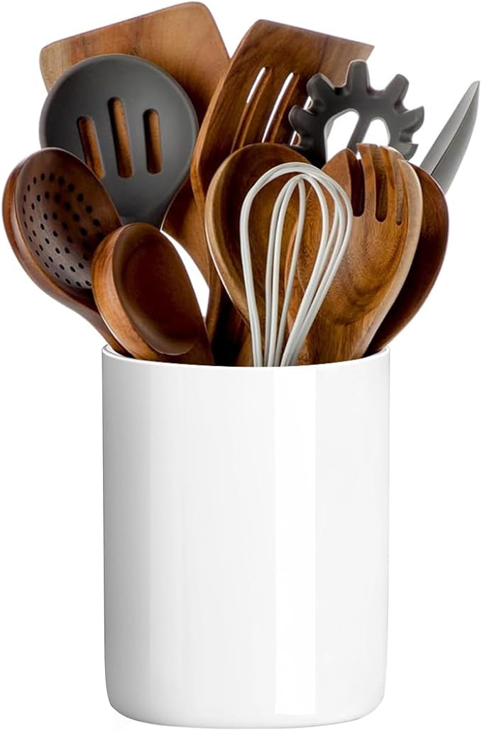Large kitchen Utensil Holder for Restaurant Wedding,Storage for Table Spoons 6.3”H x 5.3”W