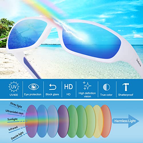 Duduma Sports Polarized Sunglasses for Men Women Baseball Cycling Golf Fishing Sun Glasses UV Blocking Tr8116