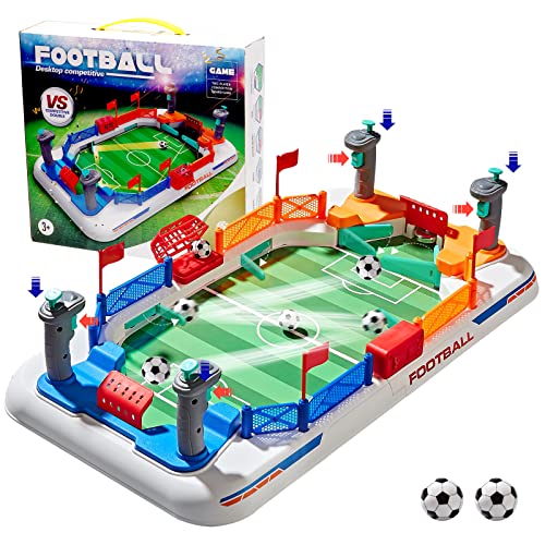 COUOMOXA Soccer Board Game for Kids: Mini Foosball Table Game - Interaction Soccer Toys for 3 4 5 6 7 8-12 Year Old Indoor...