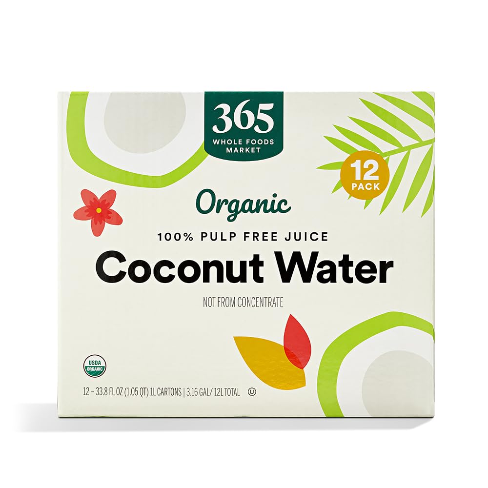 365 by Whole Foods Market,Organic Coconut Water , 12 ct