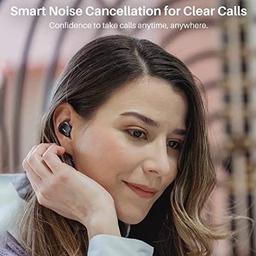 TOZO T18 Wireless Earbuds Bluetooth Headphones 5.3, IPX8 Waterproof Ear Buds, 4 Mic Clear Call Long Playtime with LED Digi...