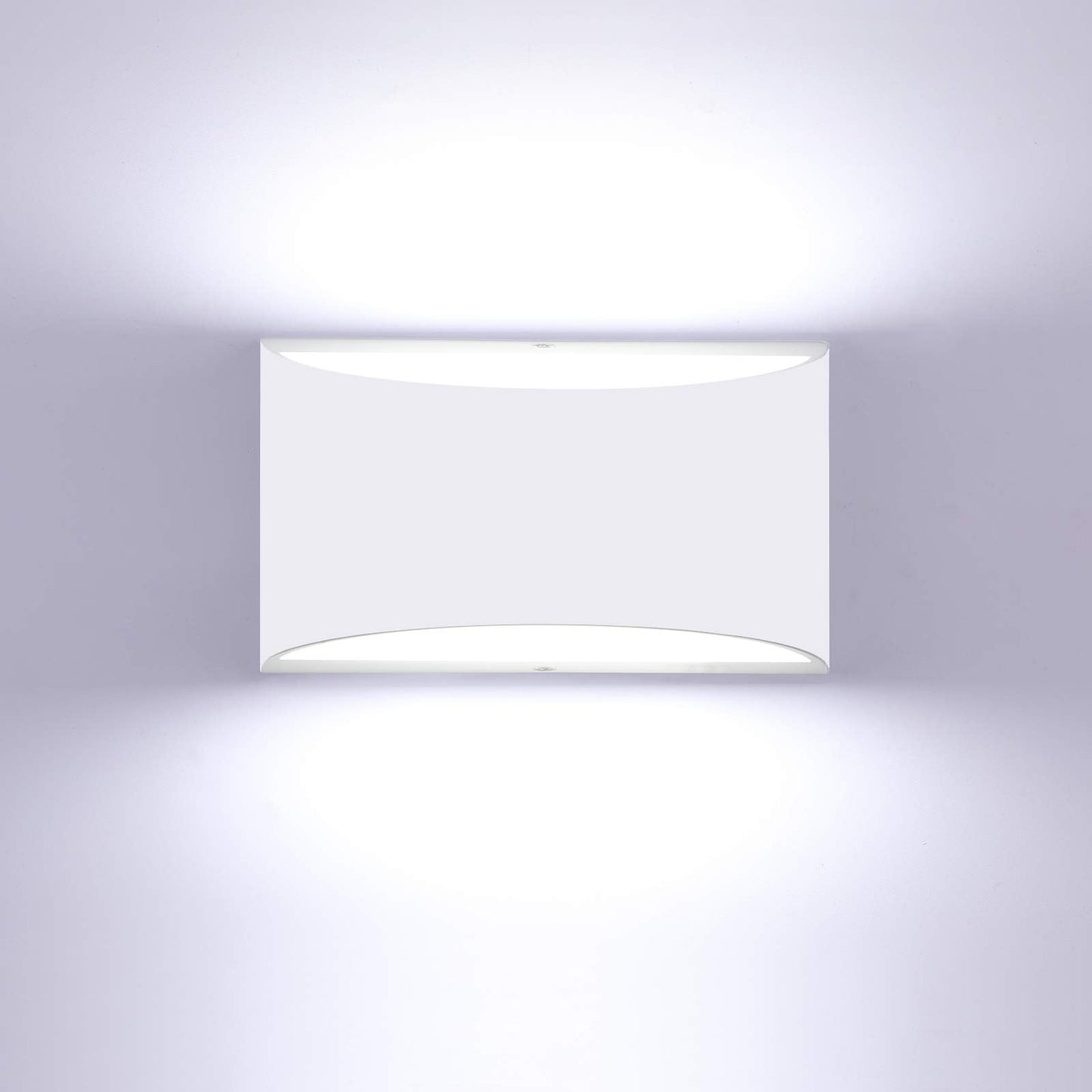 Lightess Indoor Led Wall Lamp 12W Dimmable Up Down Wall Light For Living Room Bedroom Hallway Staircase Cool White