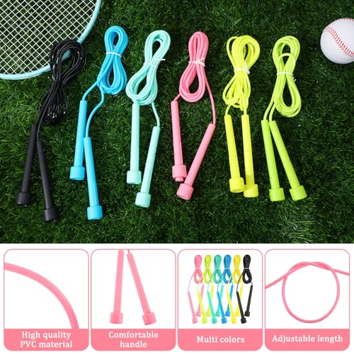 36 Pcs Jump Ropes for Kids, 110 in Colorful Jump Ropes for Kids Bulk, Adjustable Skipping Rope for Boys Girls, Tangle-Free...