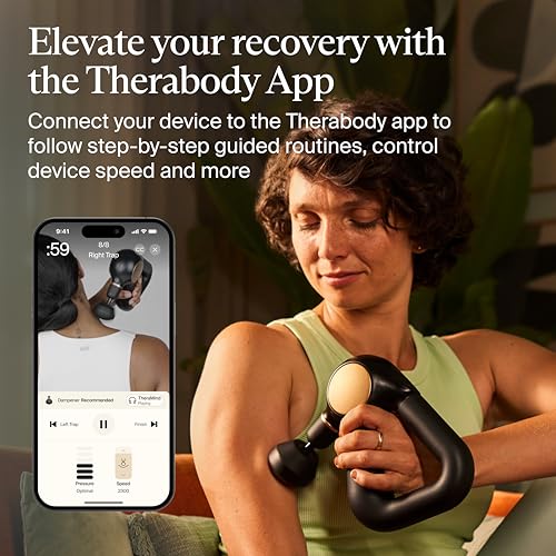 TheraGun Sense (1st Generation) by Therabody - Deep Tissue Massage Gun with Preloaded Routines for Stress Relief, Pain Rel...