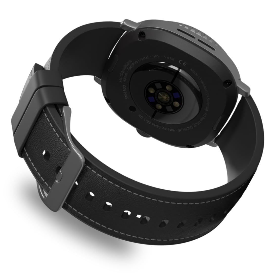 SAMSUNG Galaxy Watch 8 Classic | 46mm, Rotating Bezel | AI Smartwatch w/ 1.34" AMOLED, Wear OS 6, Wi-Fi, Bluetooth, GPS Fitness Tracker, IP68 | International Model L500 | w/Fast Charger, Black