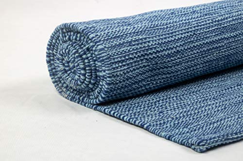 Live Well 360 Handmade Organic Cotton Yoga Mat - Non-Toxic, Chemical-free and All Natural Cloth Yoga Mat - Exercise, Worko...