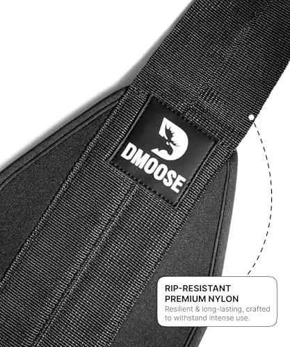 DMoose Fitness Hanging Ab Straps for Pull Up Bar & Core Strength Training - Soft Padded Exercise Straps for Ab Swing & Leg...