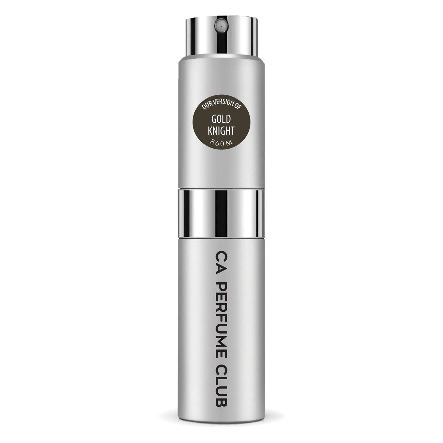 CA Perfume Impression of Gold Knight for Men Amber Woody Scent Long Lasting Cologne for Men Eau De Parfum Travel Size Refillable Atomizer Spray 0.27 Fl Oz 8ml