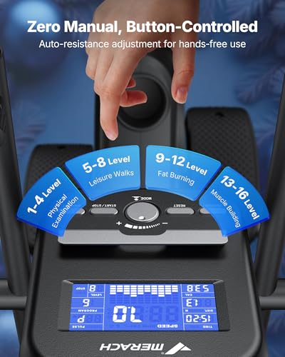 MERACH Recumbent Exercise Bikes for home, Light Commercial High-end Recumbent Bike for Seniors Adults, Magnetic Recumbent ...