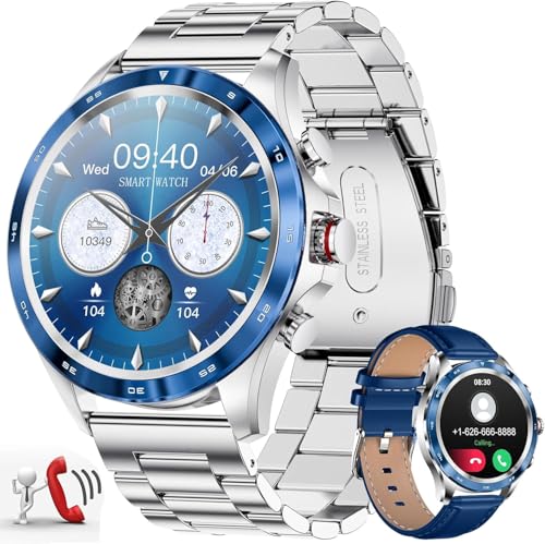 LIGE Smart Watches for Men,1.43“ AMOLED Smart Watch with Bluetooth Calls/Message Push, 100+ Sport Modes Blood Pressure/Hea...