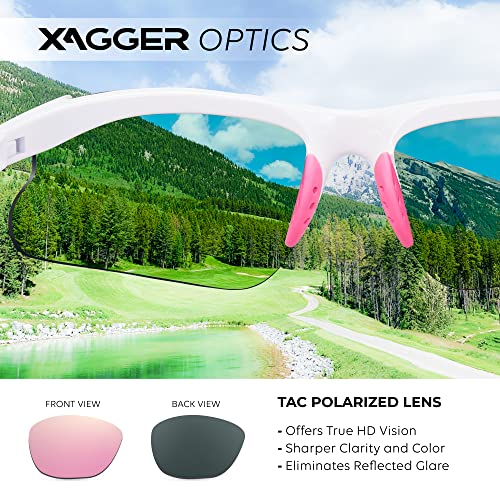 Xagger Kids Youth Polarized Sports Sunglasses for Boys Girls Baseball Softball Glasses TR90 Frame