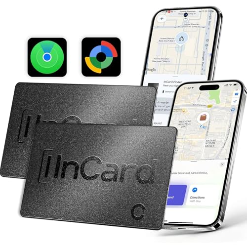 Wallet Tracker Card for iOS & Android, 5-Year Battery Life, Air Tracker Tag with Ultra-Slim Design, Works with Apple Find ...
