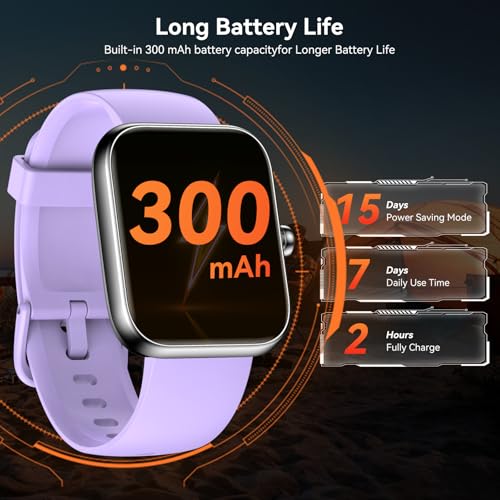 Smart Watch with Alexa Built-in, 1.83" HD Touchscreen Fitness Tracker, Bluetooth Notifications/Calls, IP68 Waterproof, 12...