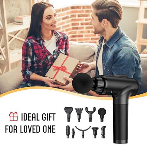 OLsky Massage Gun Deep Tissue, Handheld Electric Muscle Massager, High Intensity Percussion Massage Device for Pain Relief...