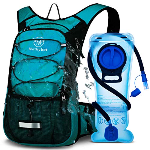 Mothybot Hydration Pack, Insulated Hydration Backpack with 2L BPA Free Water Bladder and Storage, Hiking Backpack for Men,...