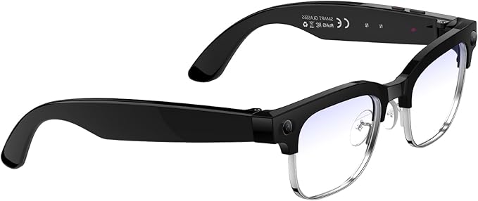Smart Glasses with Camera & Video 1080P HD, 2K Photo POV AI Camera Glasses, Wearable Video Recording Glasses, Hands-Free F...