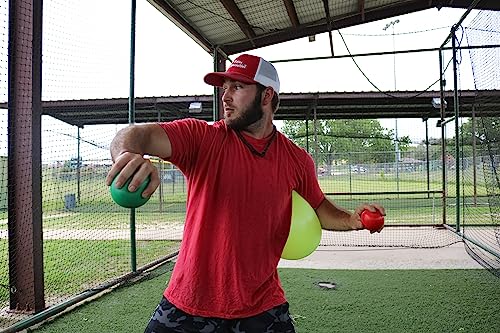 Tap Connection Ball, 9in-12in, Improve Arm Action, Perfect for Pilates, Stay Connected While Hitting, Pitching, and Catching