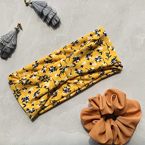 Huachi Women's Headbands Boho Headbands for Women Workout Yoga Exercise Hairbands Non Slip Headband Fashion Sumemr Hair Ba...
