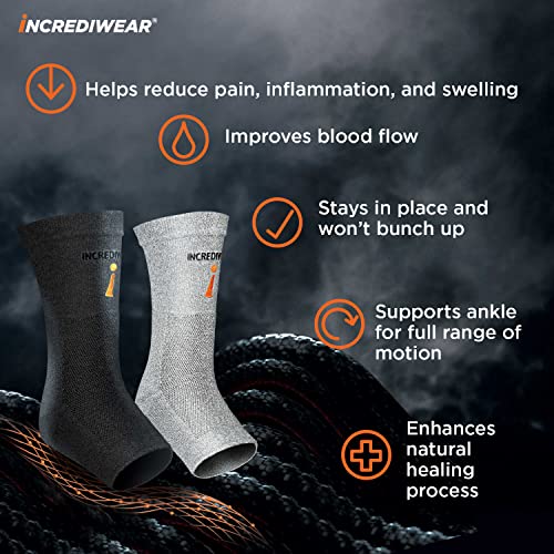 Incrediwear Ankle Sleeve – Ankle Brace for Joint Pain Relief, Sprained Ankle Support, Arthritis, Inflammation Relief, and ...