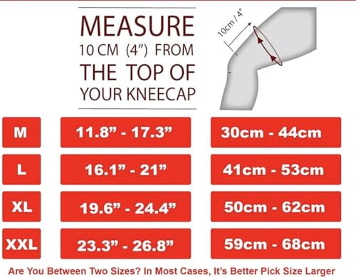 Hinged Knee Brace Support with Strap & Side Patella Stabilizers for Protection & Pain Relief for Arthritis, Meniscus Tear,...