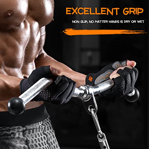 SueStar Workout Gloves for Men Women, Weight Lifting With Full Palm Protection, Excellent Grip, Ultra Breathable for Weigh...