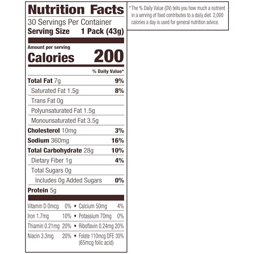 Goldfish Cheddar Crackers, 1.5 oz. Snack Packs, 30 Count