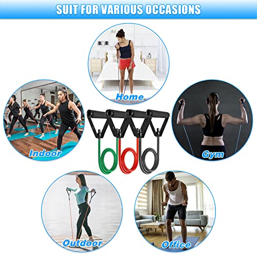 Brebebe Door Anchor Strap for Resistance Bands Exercises, Multi Point Anchor Gym Attachment for Home Fitness, Portable Doo...
