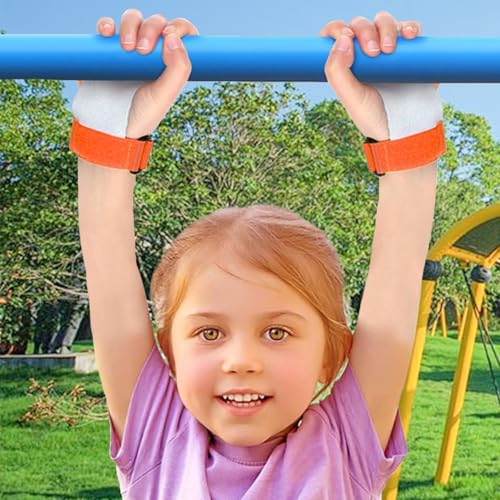 heqxwl 2PCS Gymnastics Hand Grips Gloves Wristbands, Gymnastic Hand Grips Gymnastic Bar Palm Protection and Wrist Support ...
