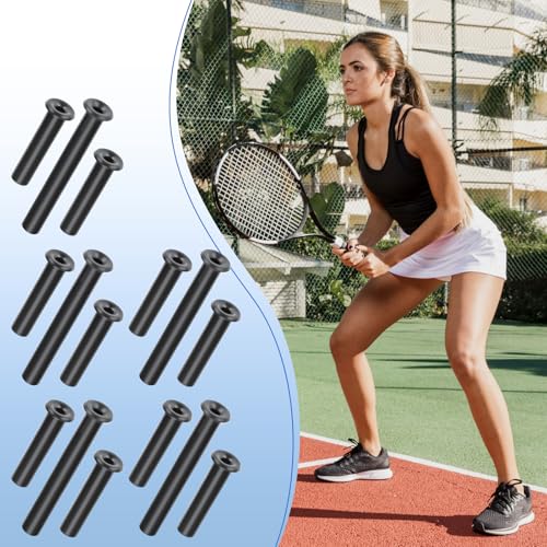 Easecos 15 Pcs Tennis Racket Grommets, Universal Tennis Racket Wire Tubes Replacement String Protection Tubes Grommets Eye...