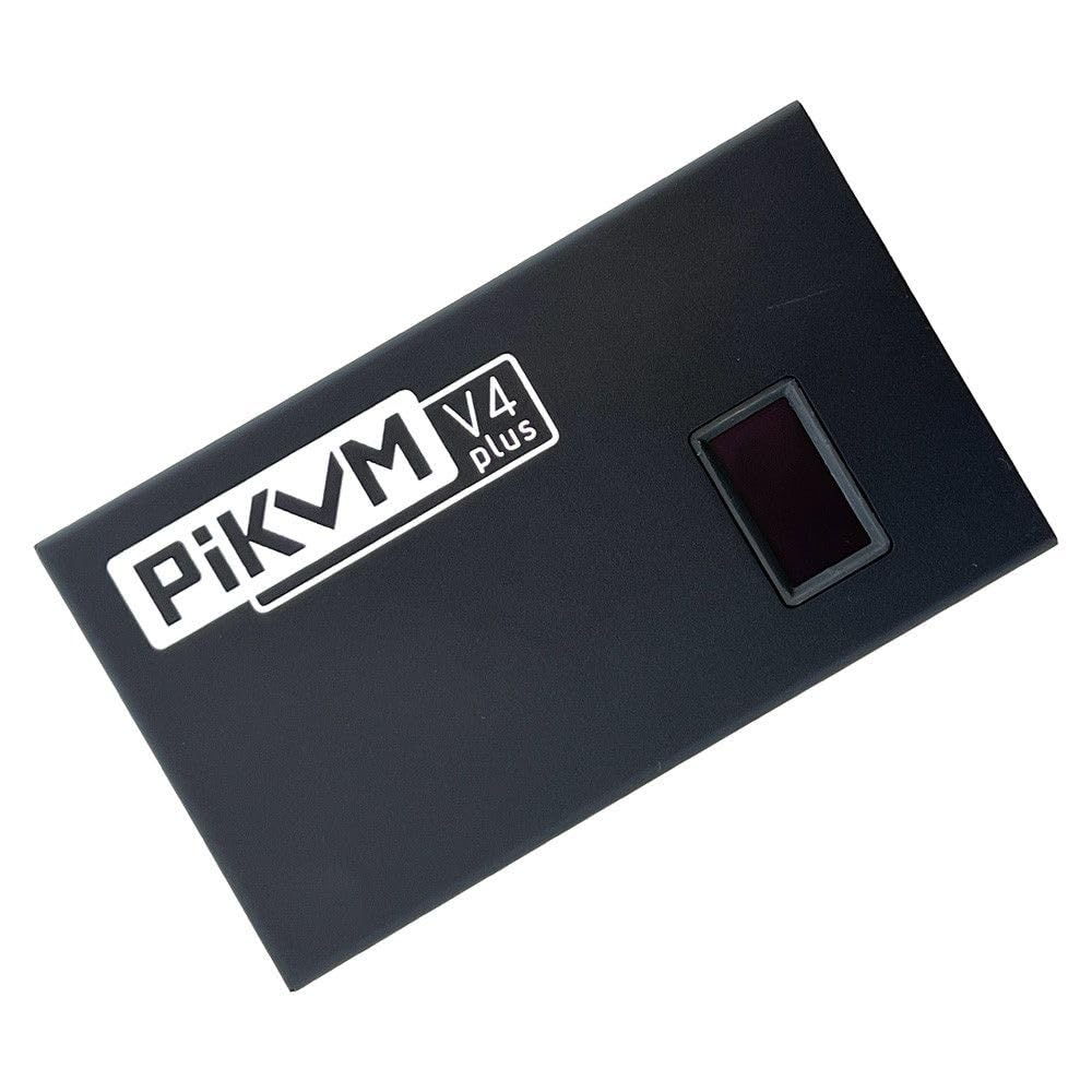 Pikvm V4 Plus Ip Kvm - Raspberry Pi Based Kvm Over Ip - Hd Video - Install Os Via Uefi/Bios Control - Usb 3.0 Storage - Remote C