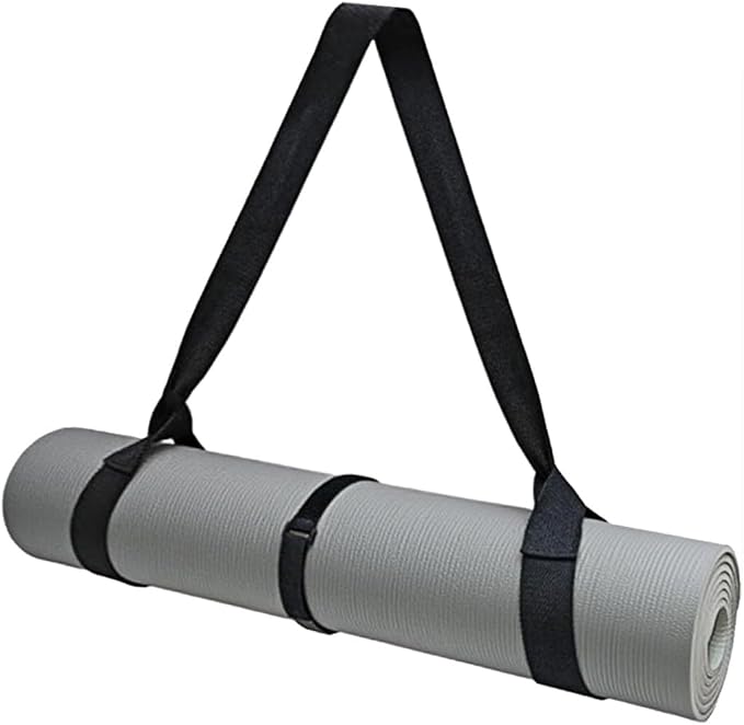 Cidkoth Adjustable Yoga Mat Strap Carrier, Thick Wide Yoga Mat Holder with Hook-and-loop fastener for yoga enthusiast, Tra...