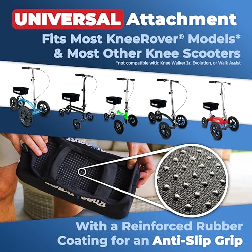KneeRover Memory Pad Knee Scooter Pad Cover Cushion - Knee Rover Pad Accessory Features Removable Cover and Comfortable Me...