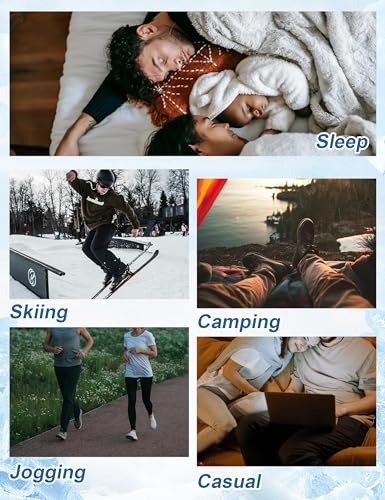 OBFUN 2 Pack Thermal Underwear for Men Pants Long Johns Bottoms Base Layer Cold Weather Fleece Lined Leggings