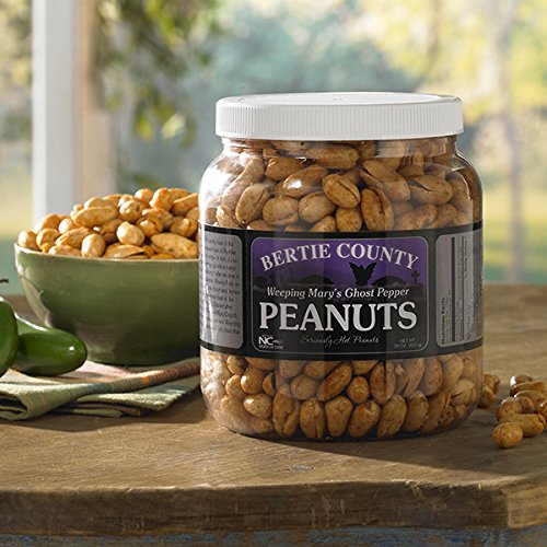 Weeping Marys Ghost Pepper Peanuts 30 Oz Jar