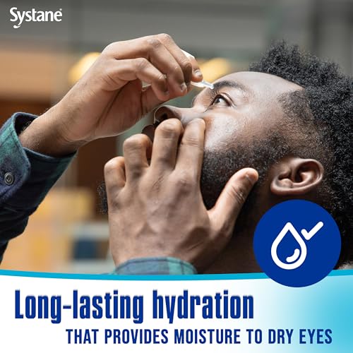 ALCON Systane Hydration Preservative-Free Lubricant Eye Drops, Transparent, 0.6 Fl Oz, 30 Count