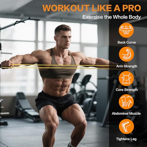 Resistance Bands, Pull Up Bands, Pull Up Assistance Bands Set for Men & Women, Exercise Workout Bands for Working Out, Bod...